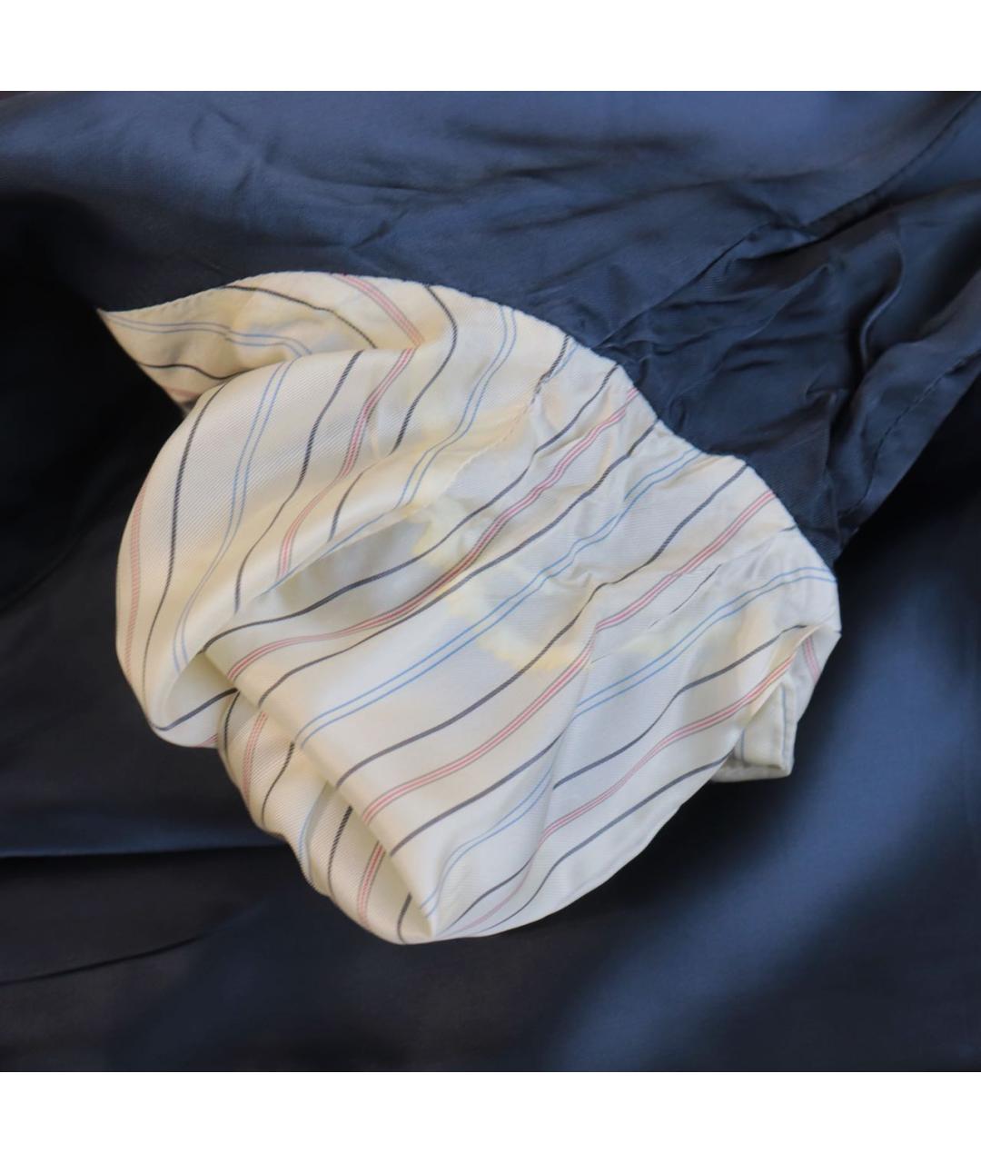 RALPH LAUREN Темно-синий шерстяной жакет/пиджак, фото 8