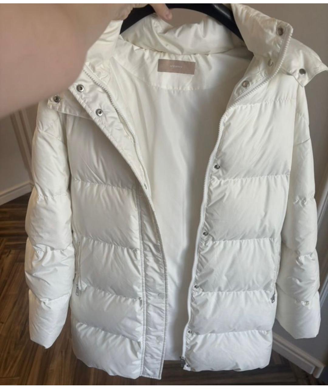 12 STOREEZ Белый полиэстеровый пуховик, фото 6
