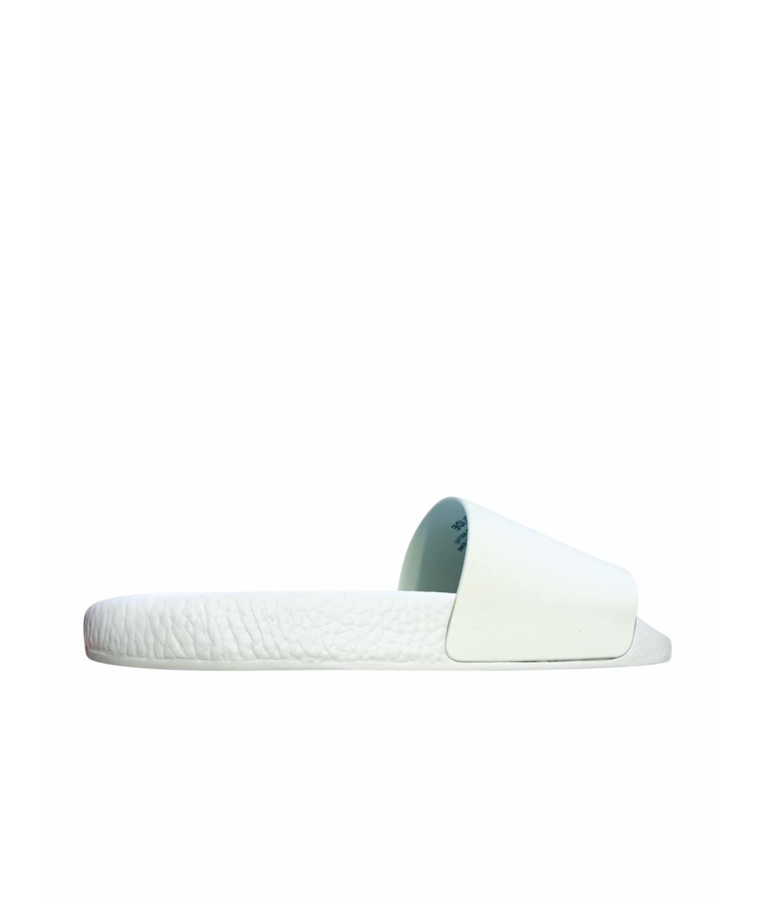 POLO RALPH LAUREN Белые резиновые шлепанцы, фото 1