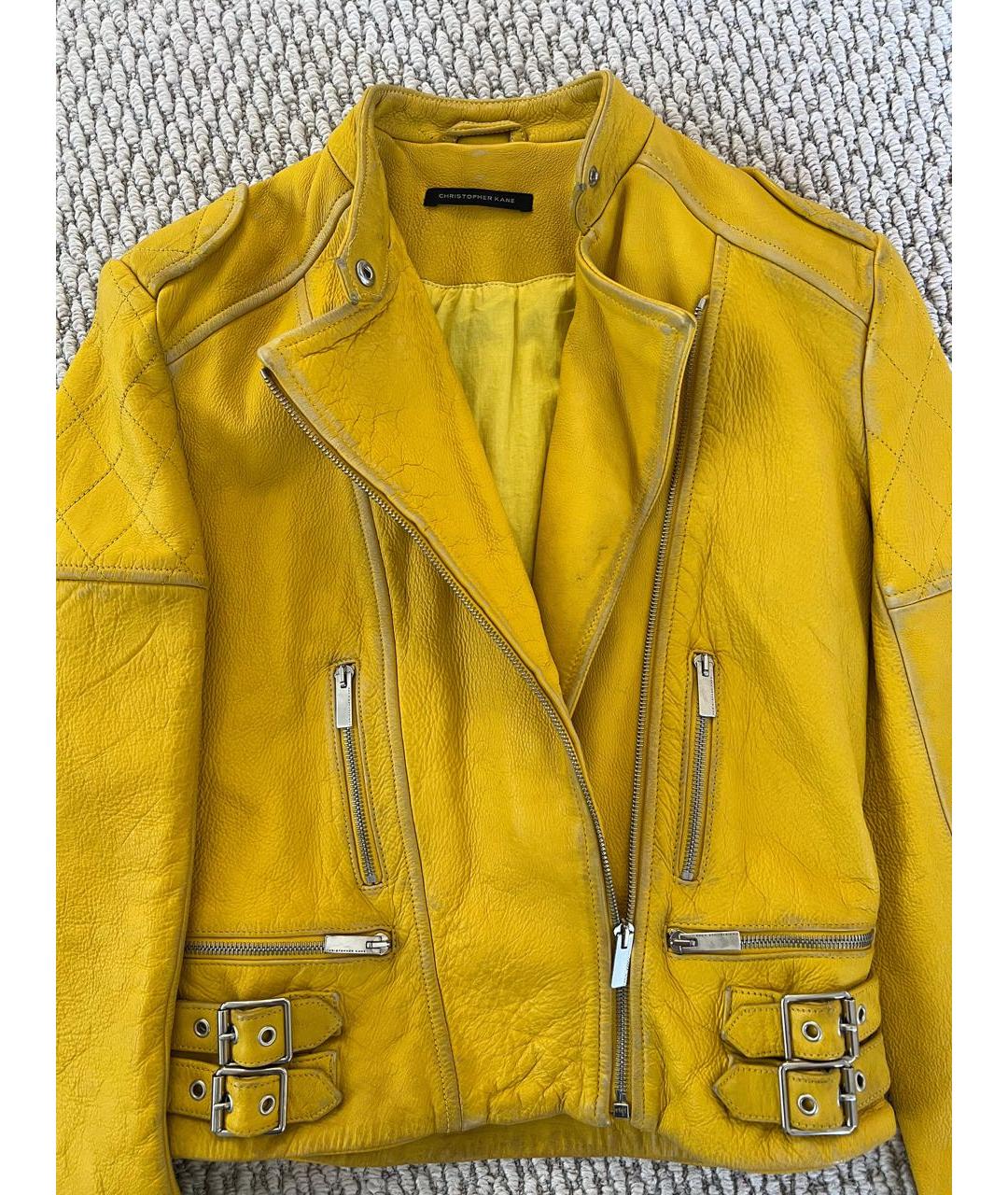 CHRISTOPHER ESBER Желтая куртка, фото 3