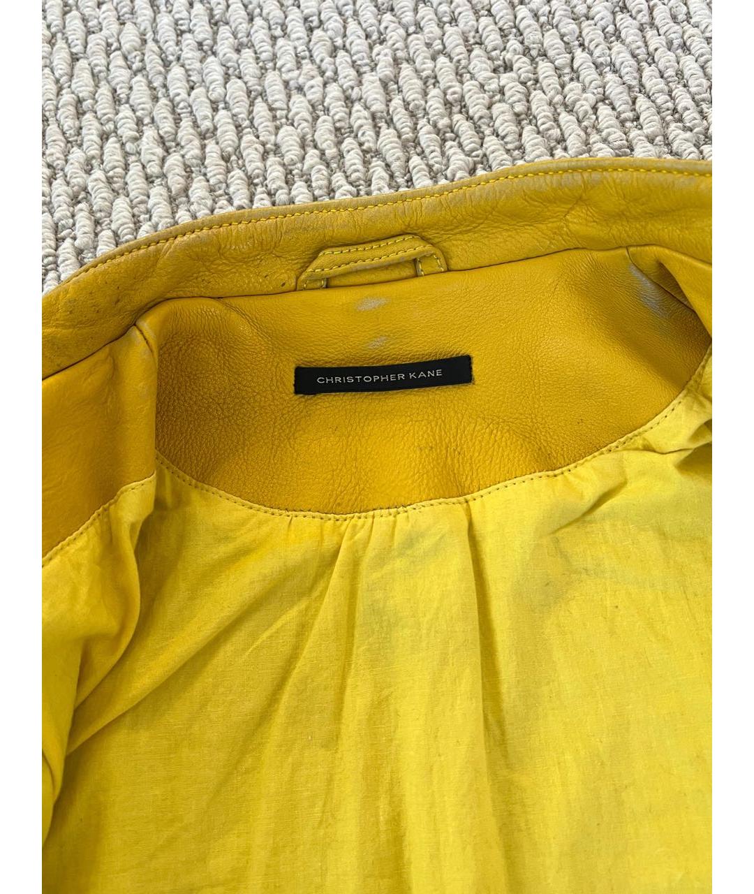 CHRISTOPHER ESBER Желтая куртка, фото 6
