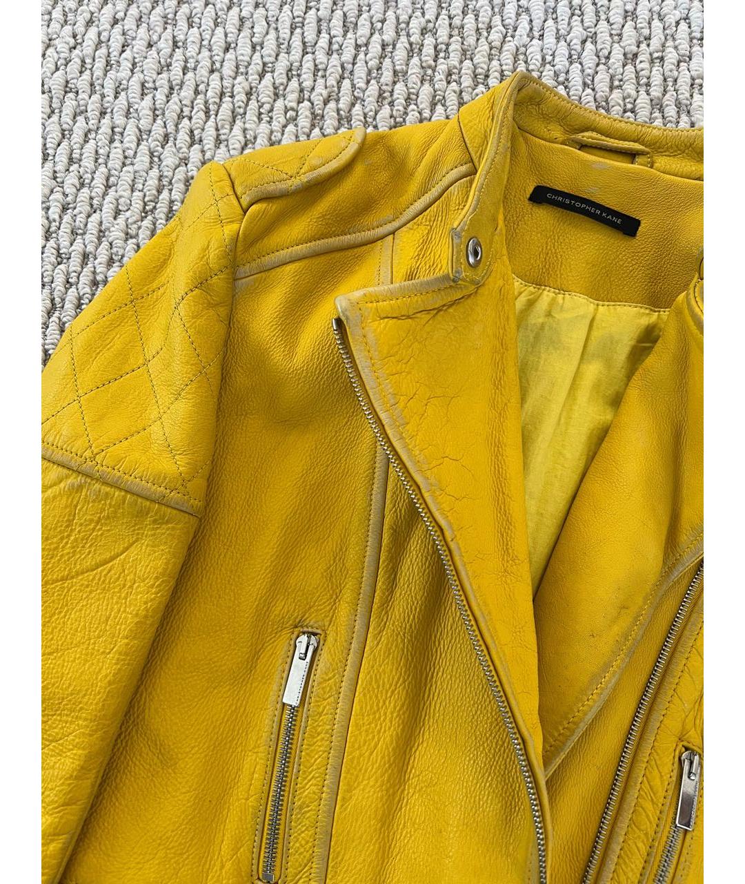 CHRISTOPHER ESBER Желтая куртка, фото 4