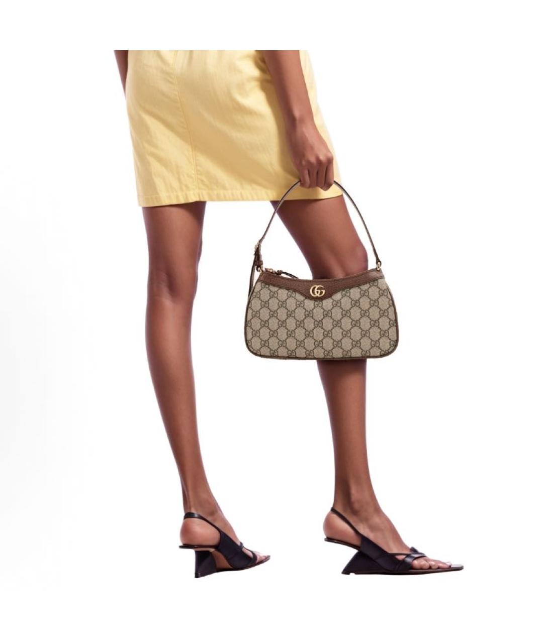 GUCCI Коричневая сумка через плечо, фото 5