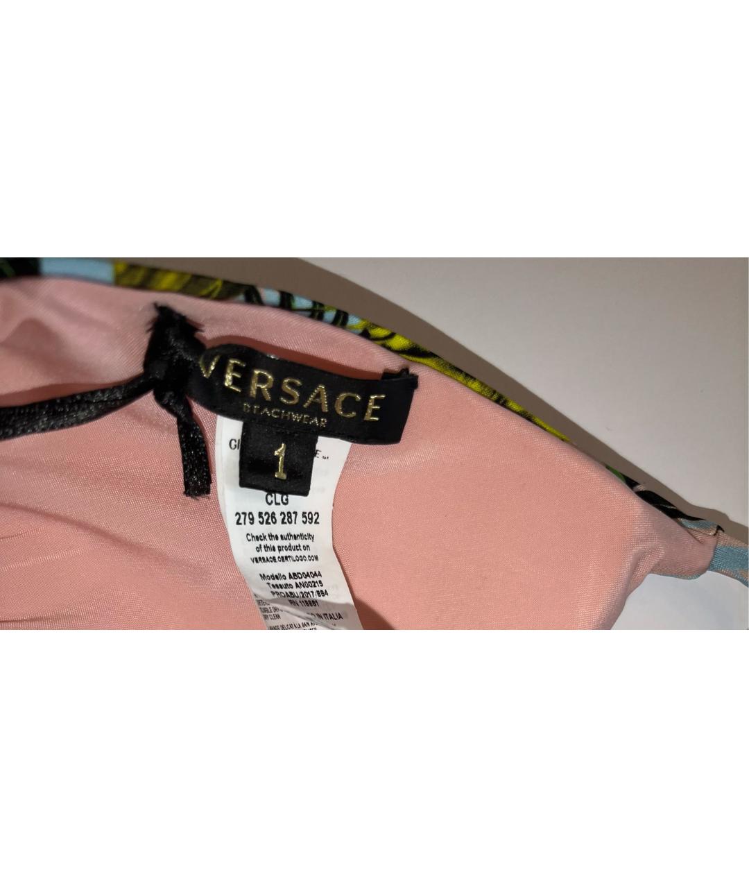 VERSACE Мульти полиамидовый купальник, фото 6