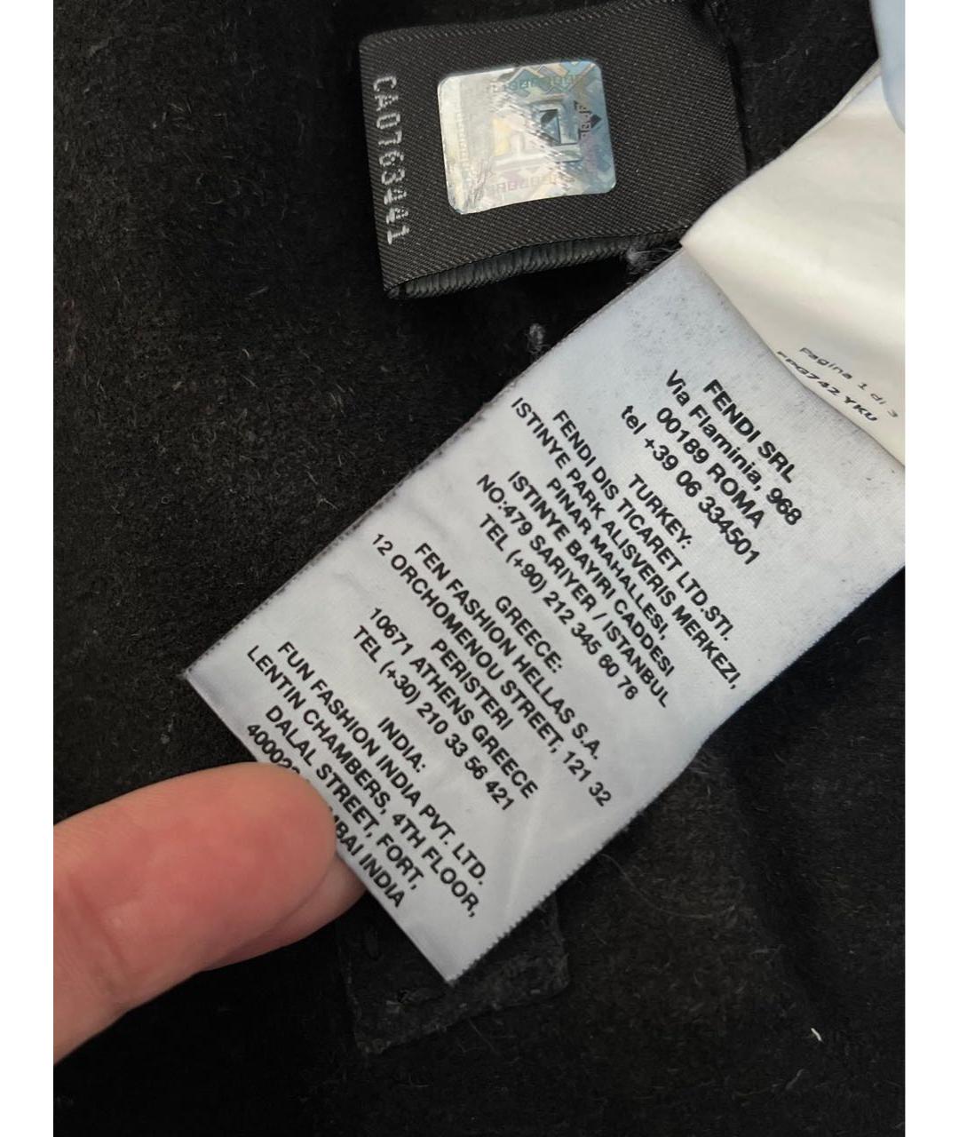 FENDI Черная кожаная куртка, фото 7