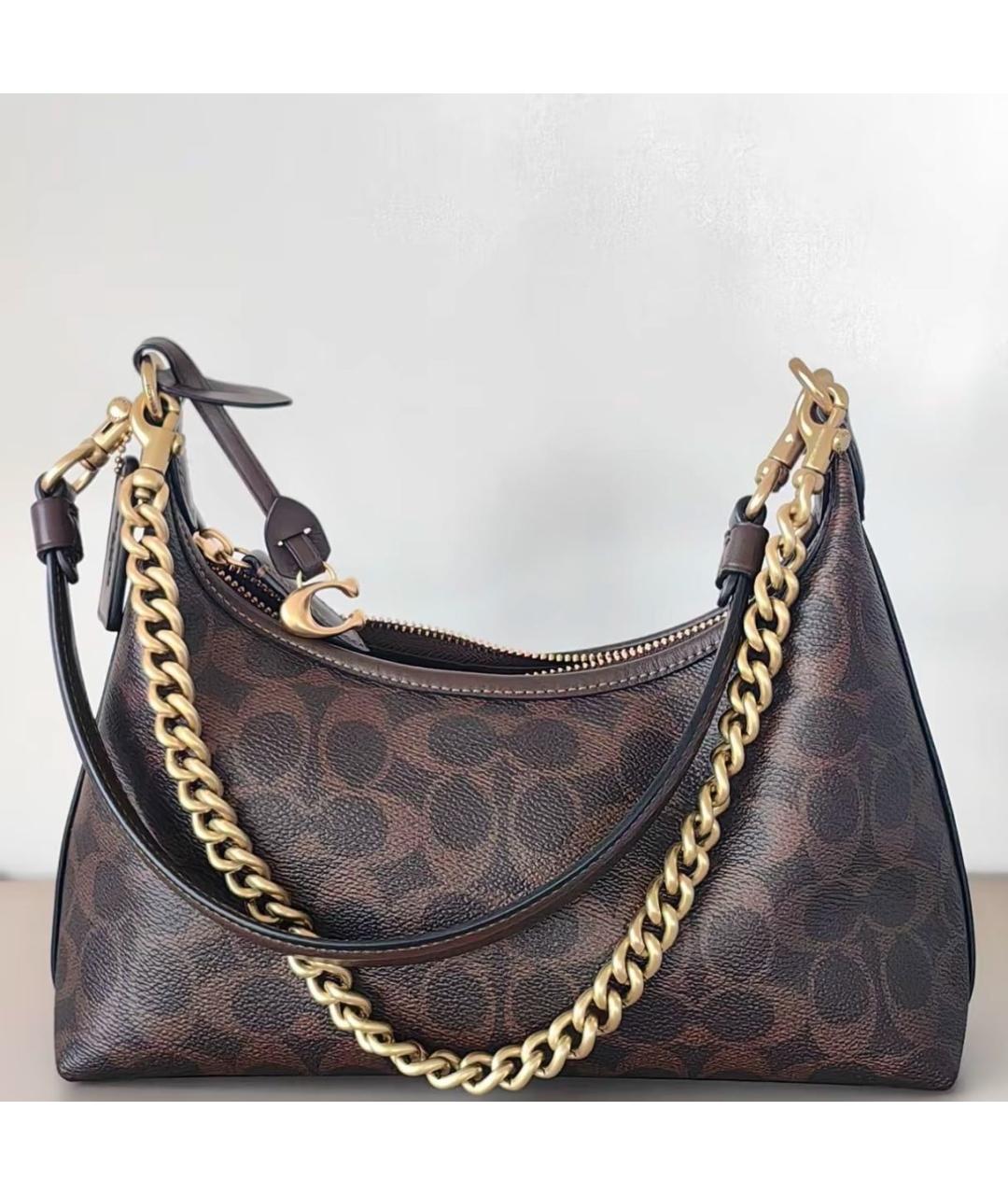 COACH Коричневая сумка через плечо, фото 8