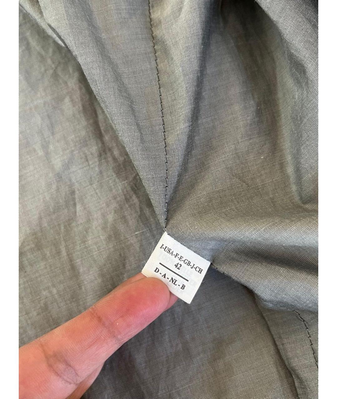 BRUNELLO CUCINELLI Коричневая кожаная куртка, фото 7