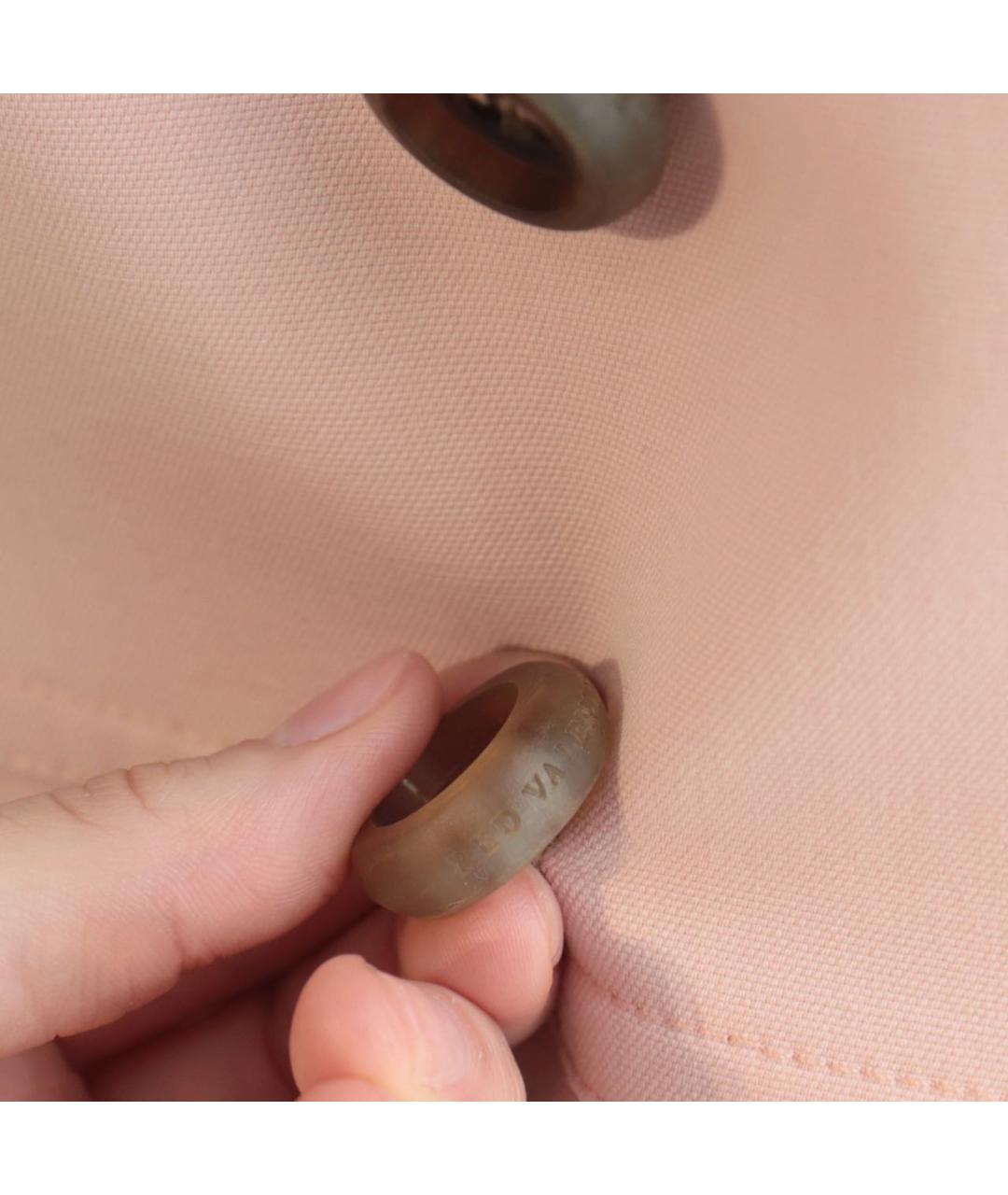 RED VALENTINO Розовое шерстяное повседневное платье, фото 6