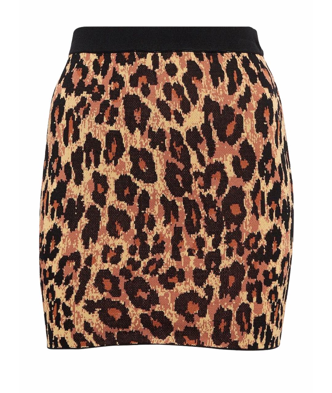 STAUD Мульти вискозная юбка мини, фото 1