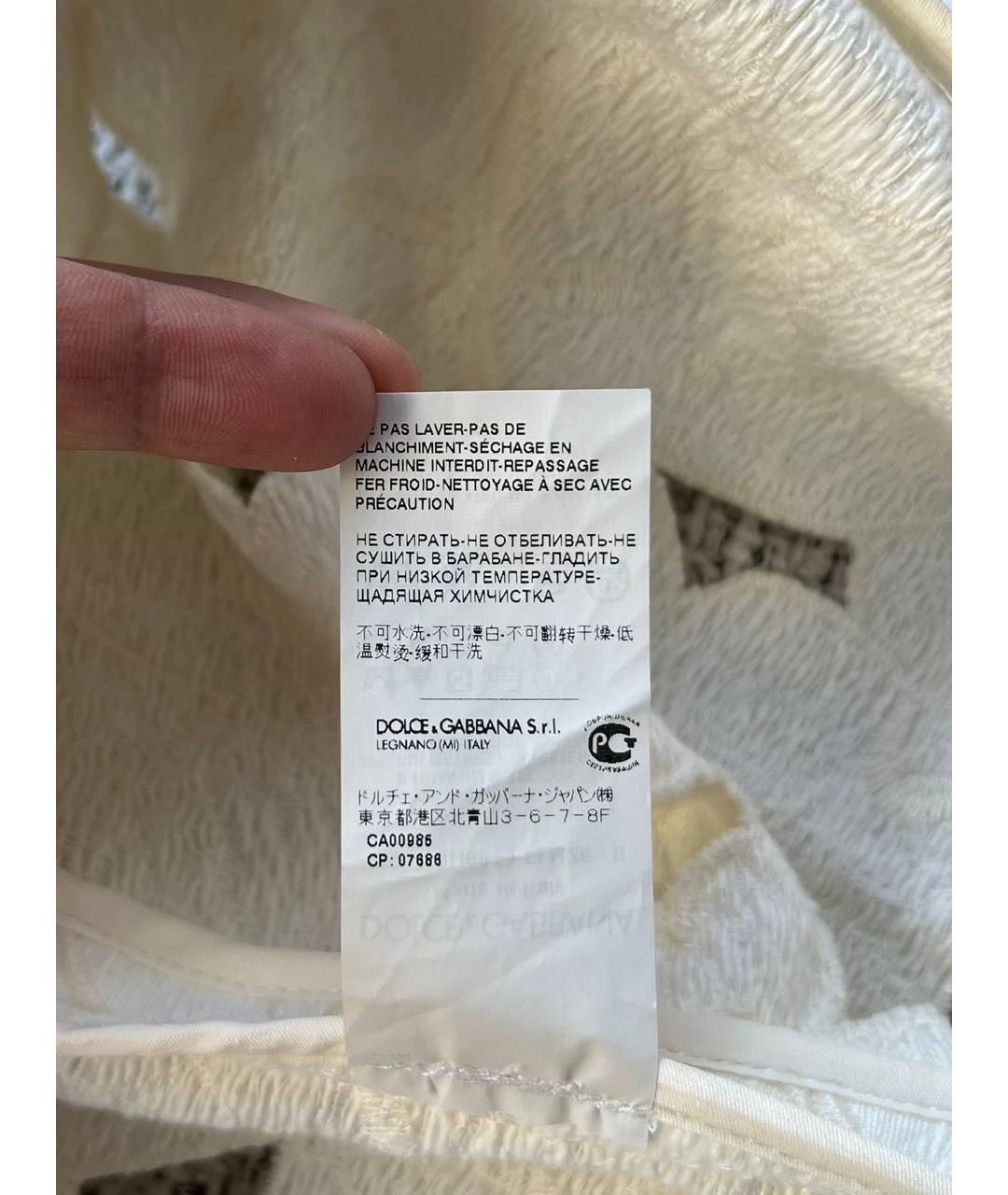 DOLCE&GABBANA Белая куртка, фото 5