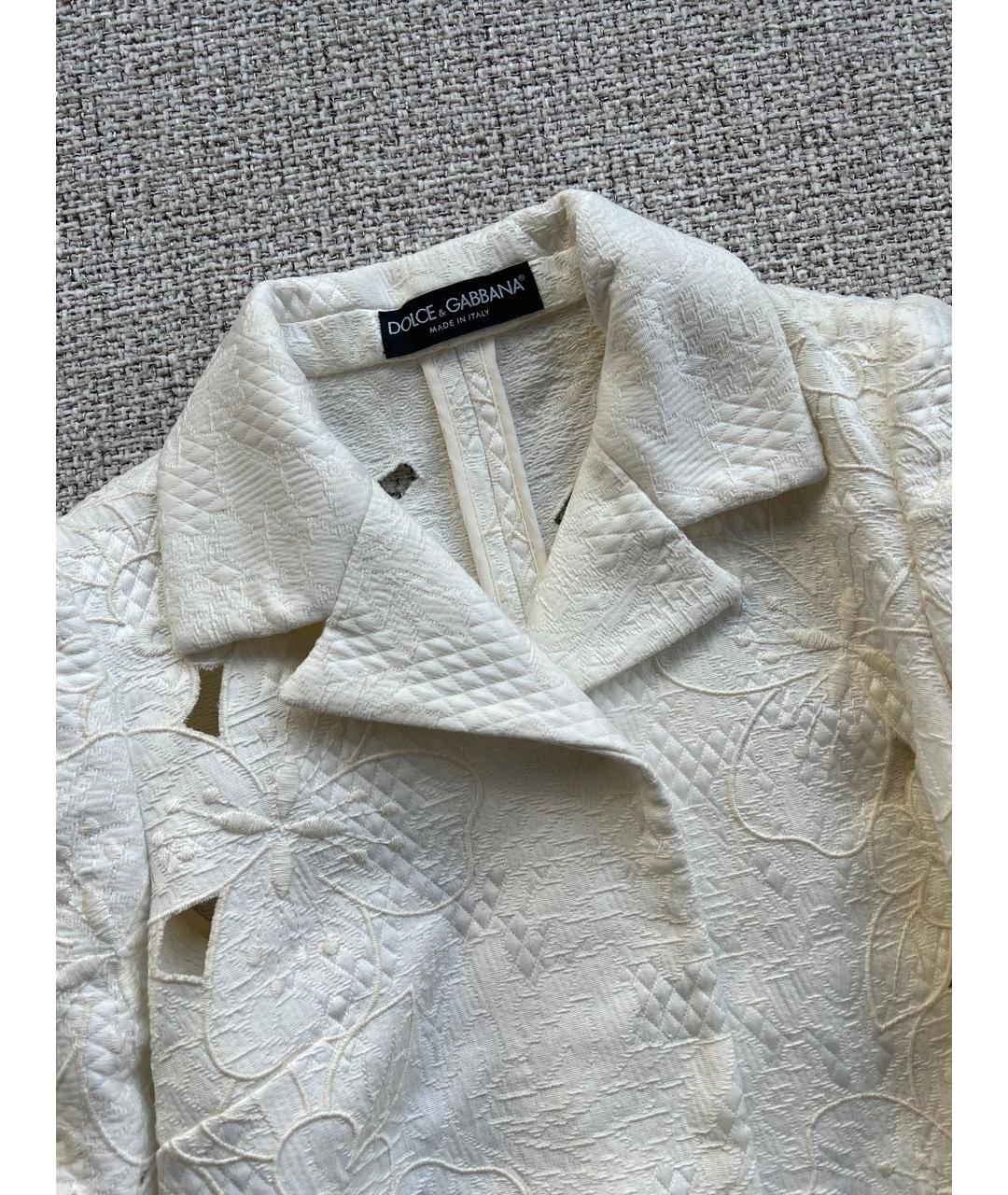 DOLCE&GABBANA Белая куртка, фото 2