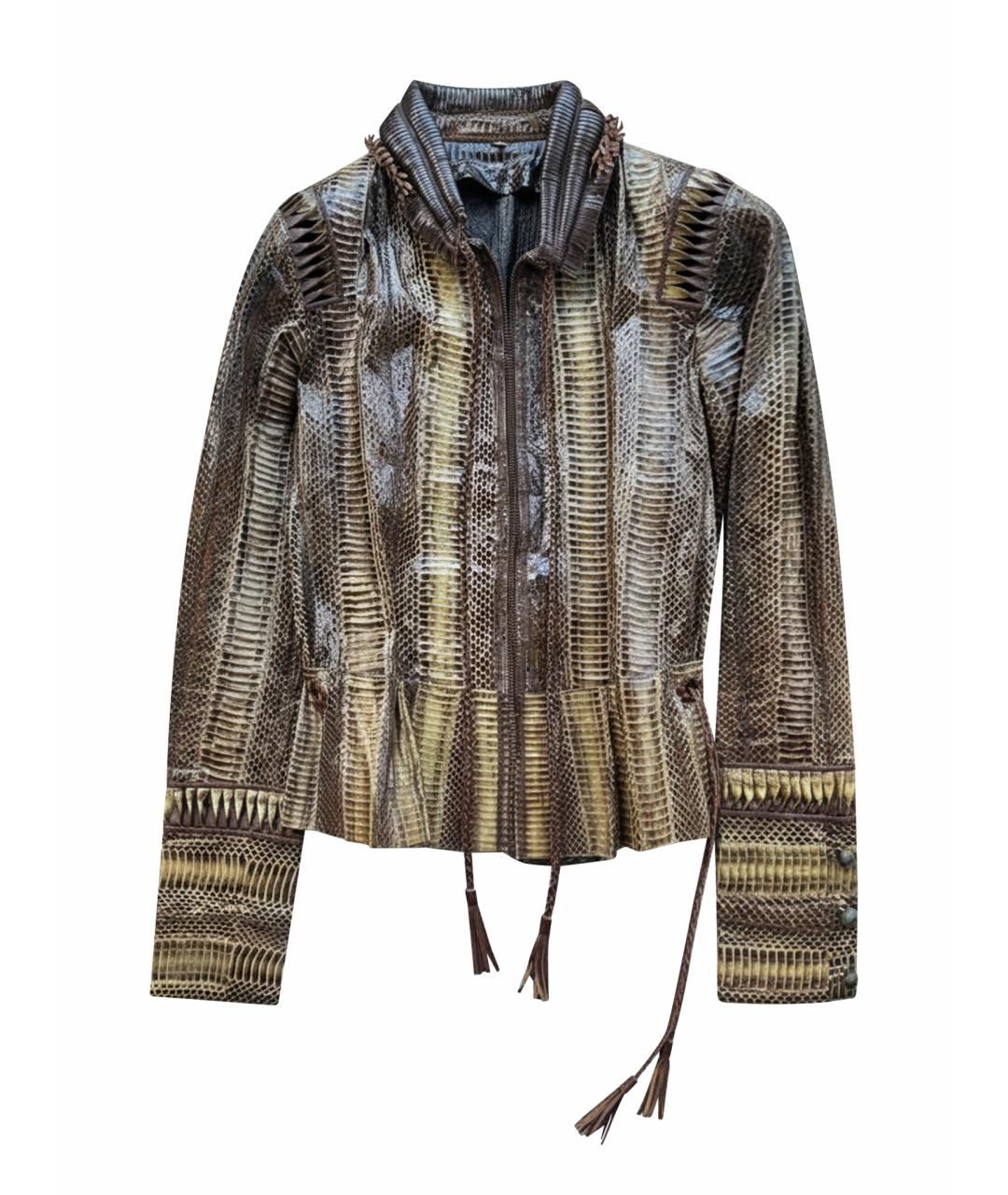 ROBERTO CAVALLI Коричневая куртка, фото 1