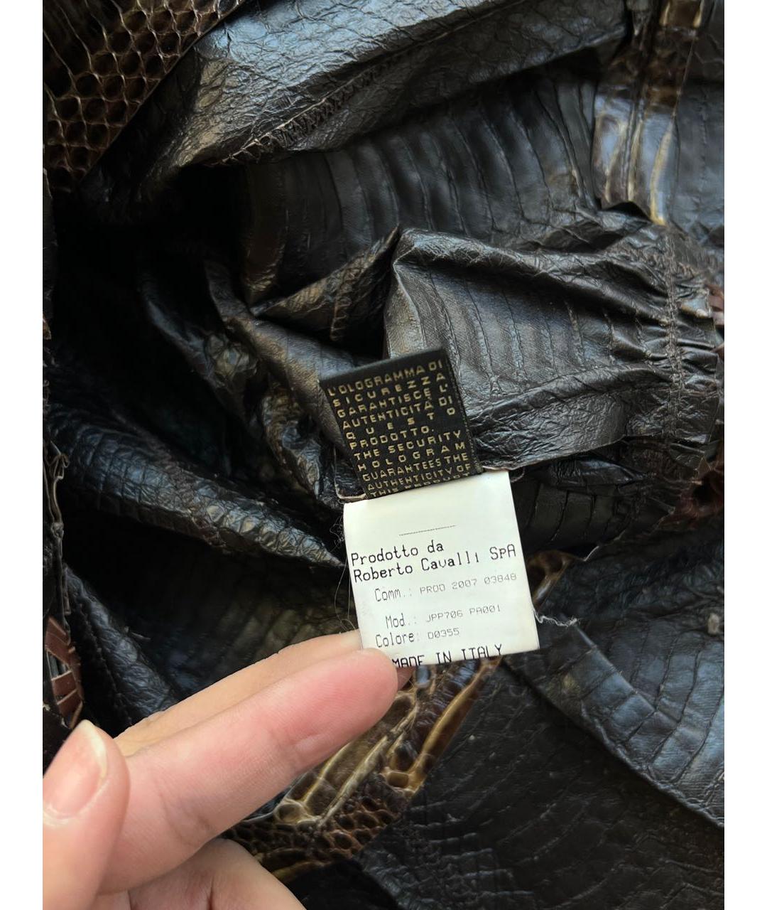 ROBERTO CAVALLI Коричневая куртка, фото 3