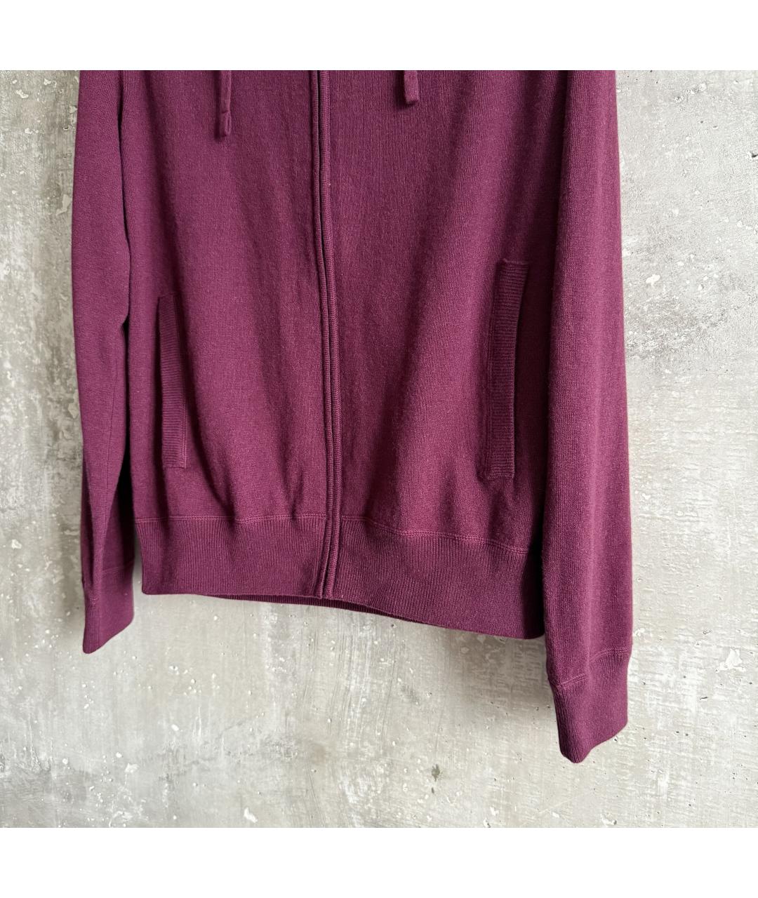 DOLCE&GABBANA Бордовый кашемировый кардиган, фото 8