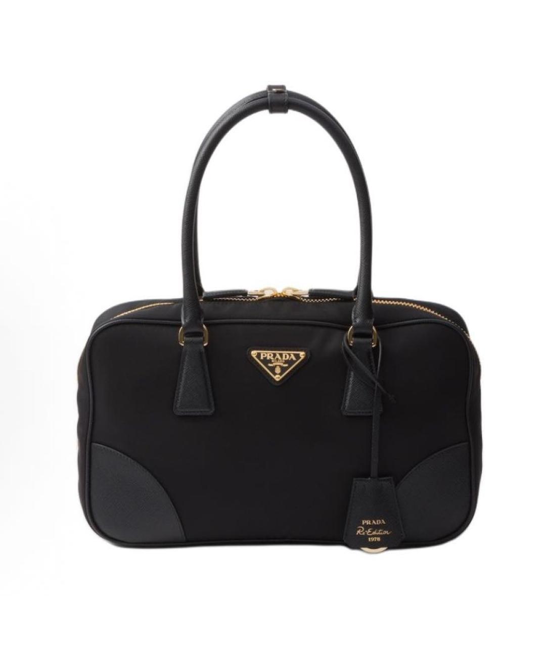 PRADA Черная сумка с короткими ручками, фото 9