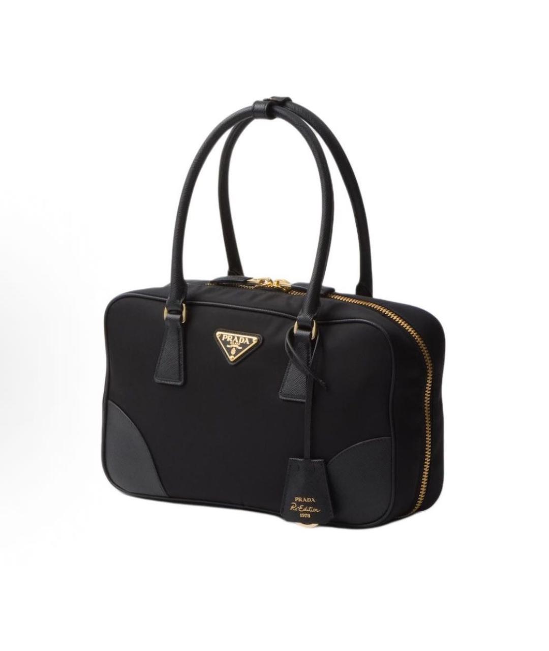 PRADA Черная сумка с короткими ручками, фото 2