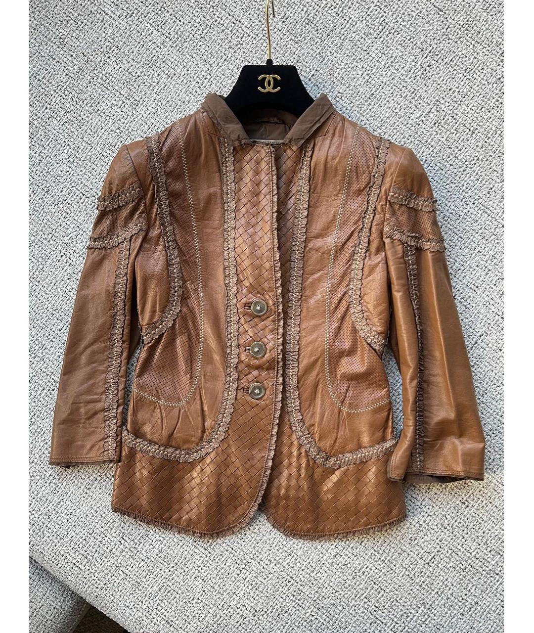 BOTTEGA VENETA Коричневая куртка, фото 7