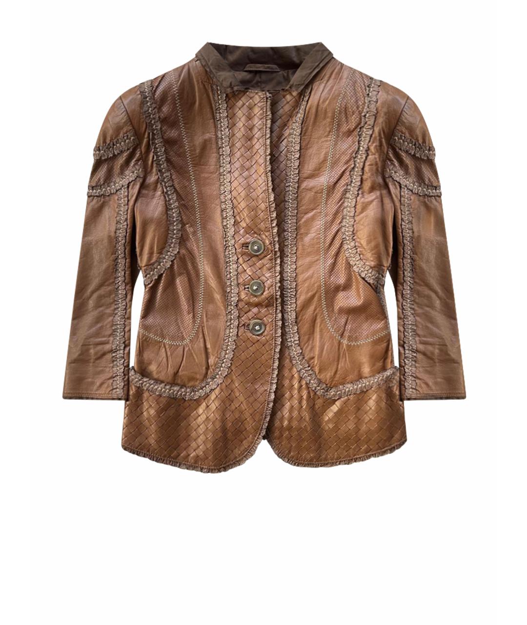 BOTTEGA VENETA Коричневая куртка, фото 1