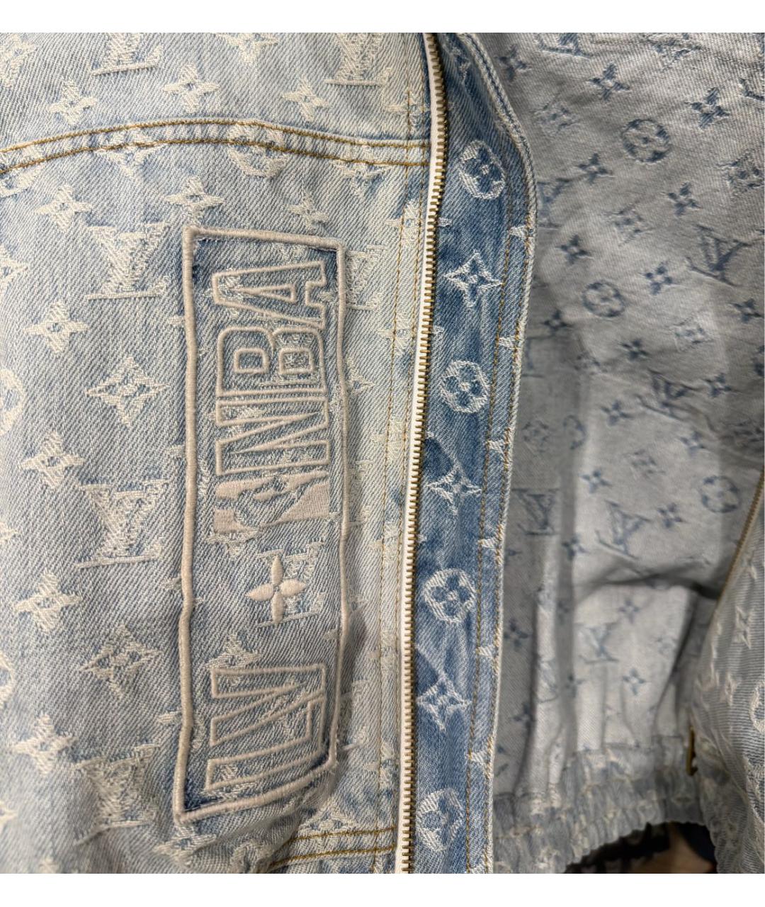 LOUIS VUITTON Голубая деним куртка, фото 6