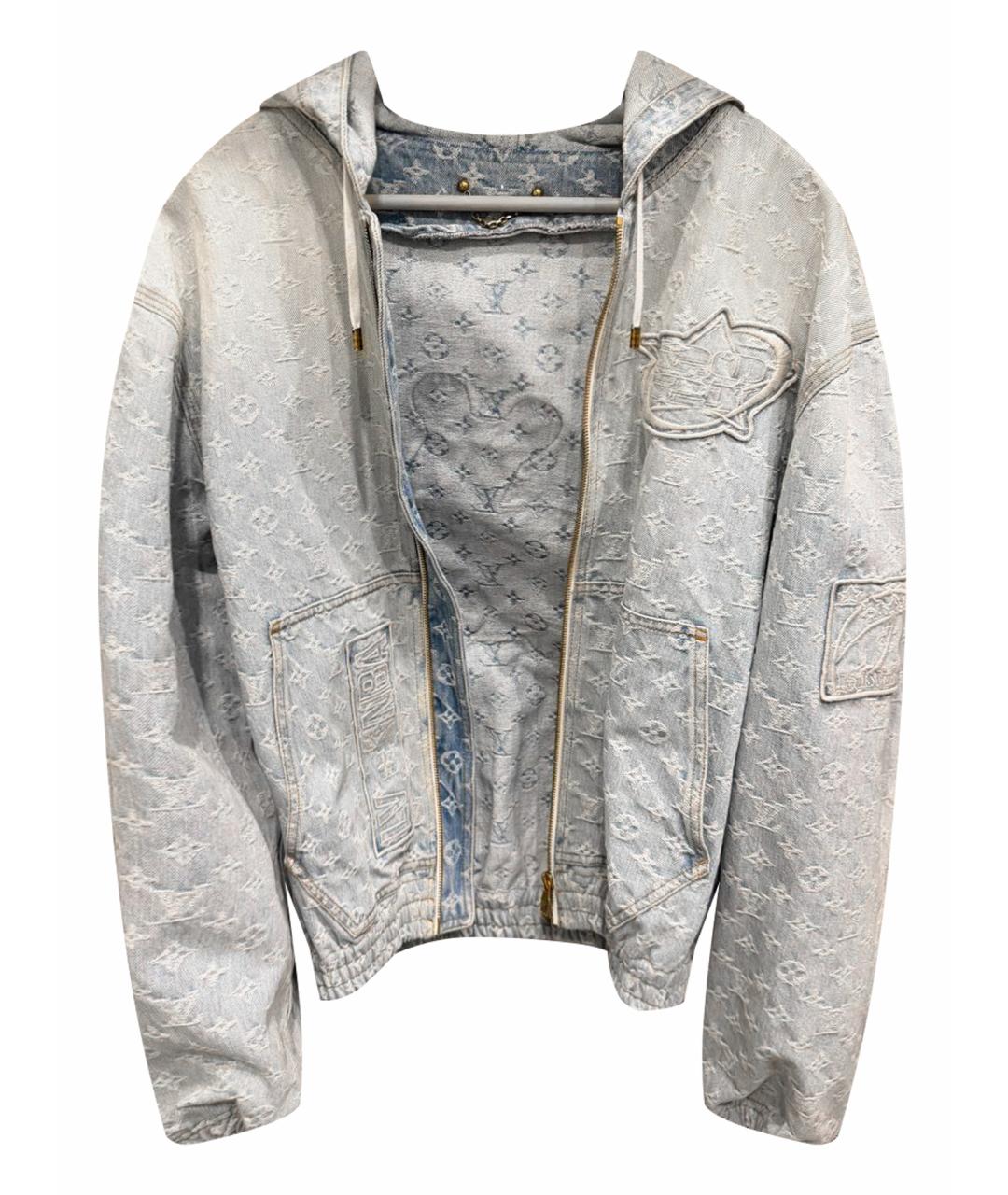 LOUIS VUITTON Голубая деним куртка, фото 1