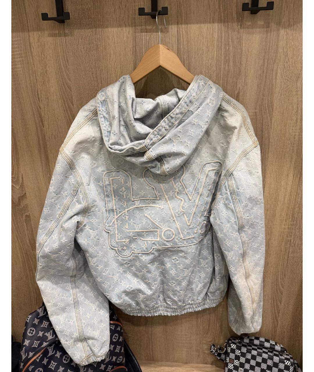 LOUIS VUITTON Голубая деним куртка, фото 2