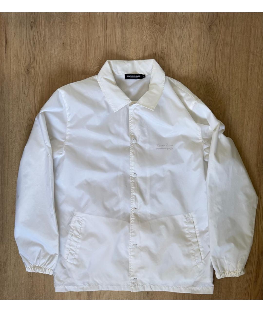 UNDERCOVER Белая полиэстеровая куртка, фото 9