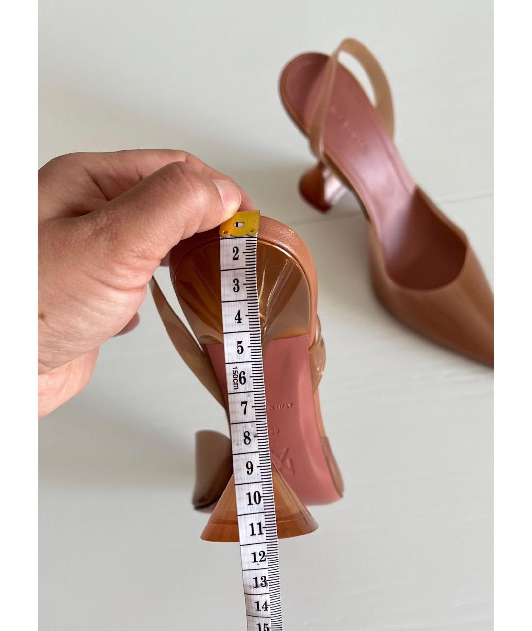 Amina Muaddi Коралловые туфли, фото 7