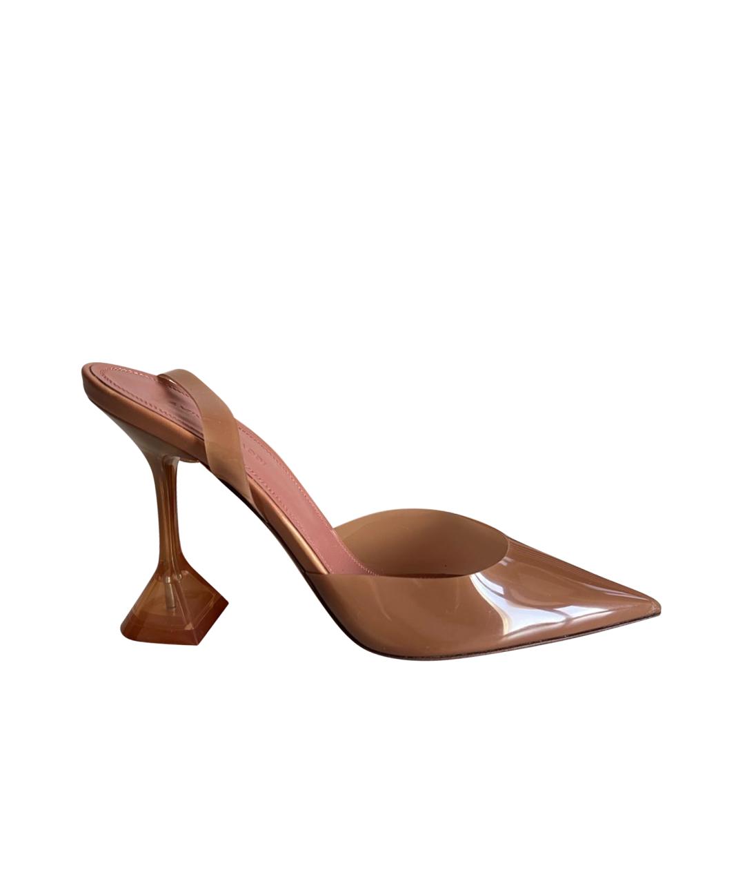 Amina Muaddi Коралловые туфли, фото 1