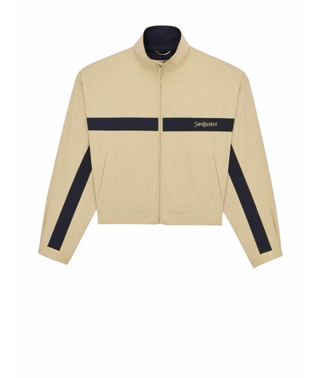 SAINT LAURENT Бежевая куртка, фото 1