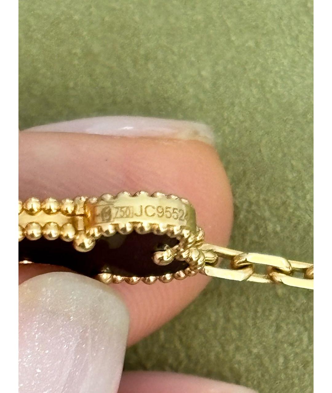 VAN CLEEF & ARPELS Черное колье из желтого золота, фото 5