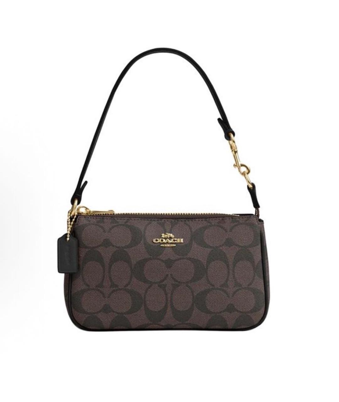 COACH Коричневая сумка через плечо, фото 9