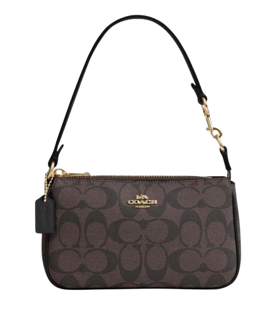 COACH Коричневая сумка через плечо, фото 1