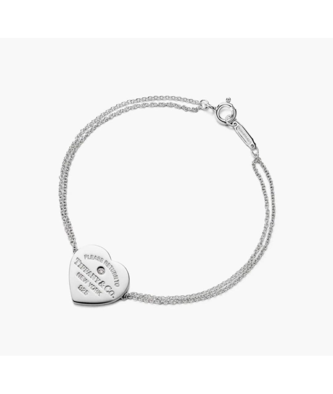 TIFFANY&CO Серебрянный серебряный браслет, фото 8