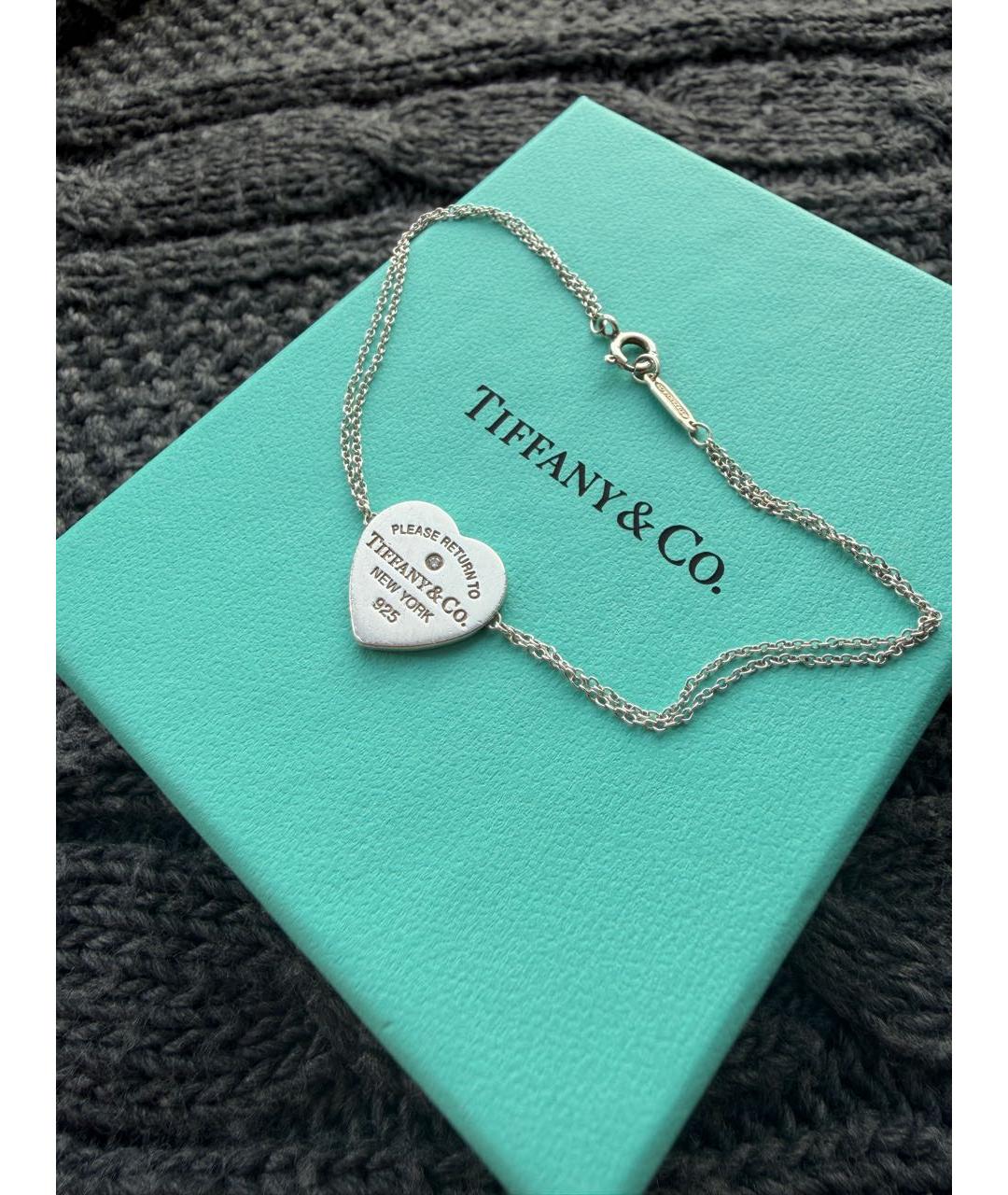 TIFFANY&CO Серебрянный серебряный браслет, фото 2