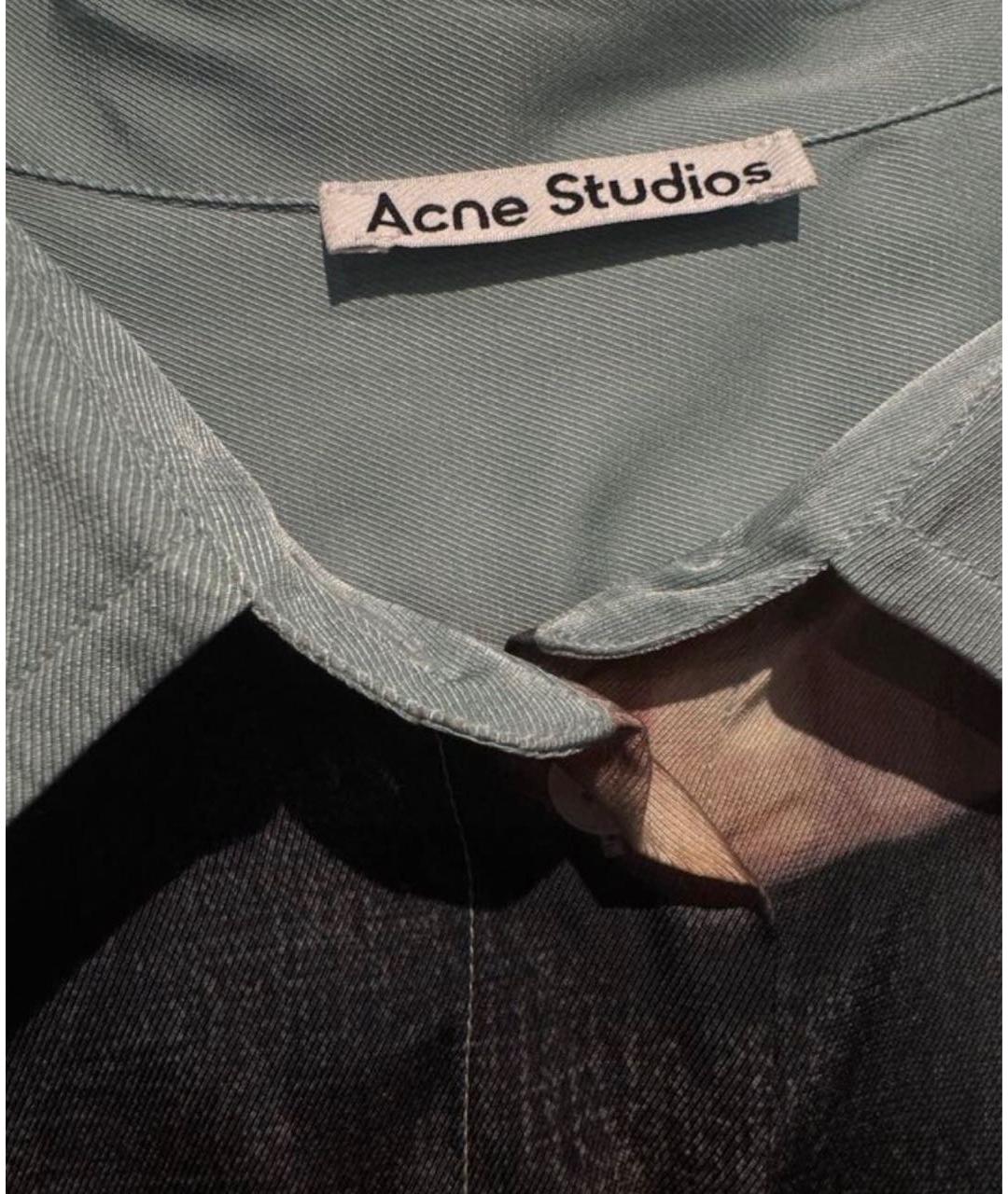 ACNE STUDIOS Голубая вискозная блузы, фото 2
