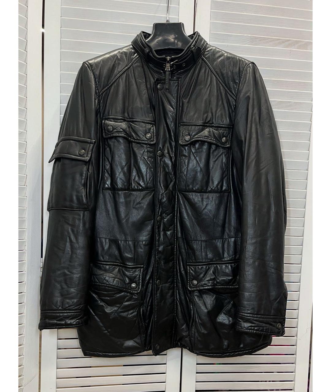 PRADA Черная кожаная куртка, фото 9