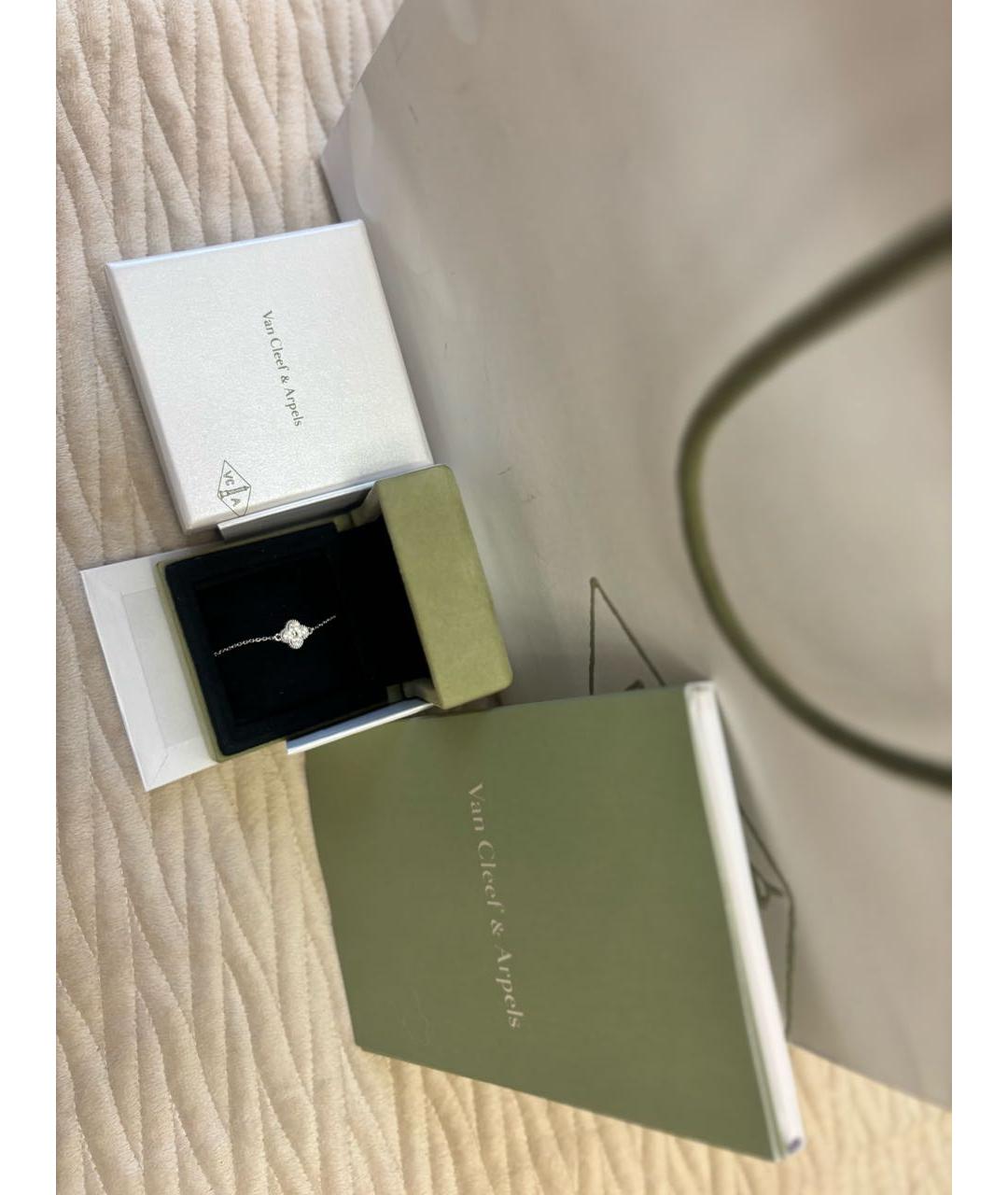 VAN CLEEF & ARPELS Серебрянный браслет из белого золота, фото 8