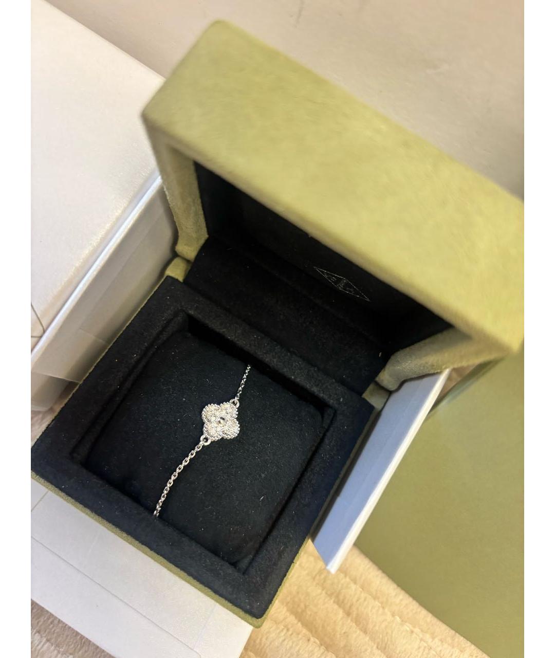 VAN CLEEF & ARPELS Серебрянный браслет из белого золота, фото 7