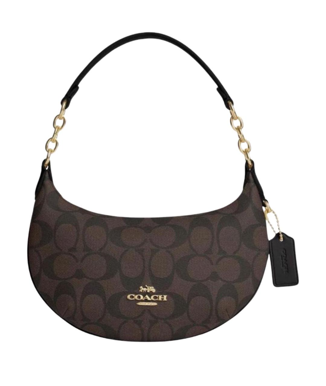 COACH Коричневая сумка через плечо, фото 1