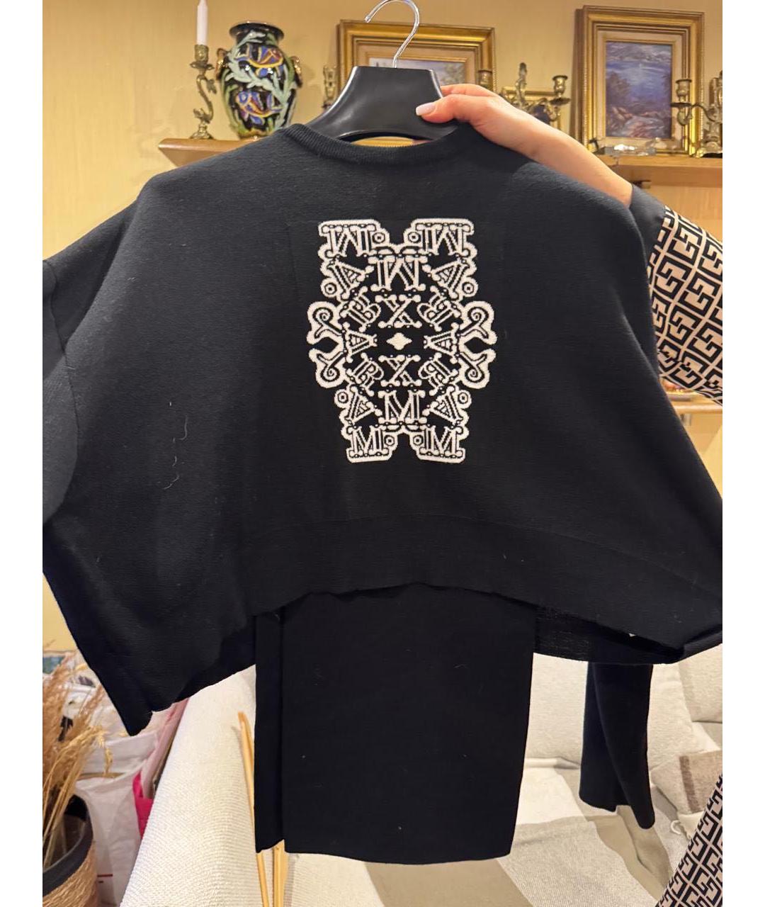 MAX MARA Черный шерстяной костюм с брюками, фото 7