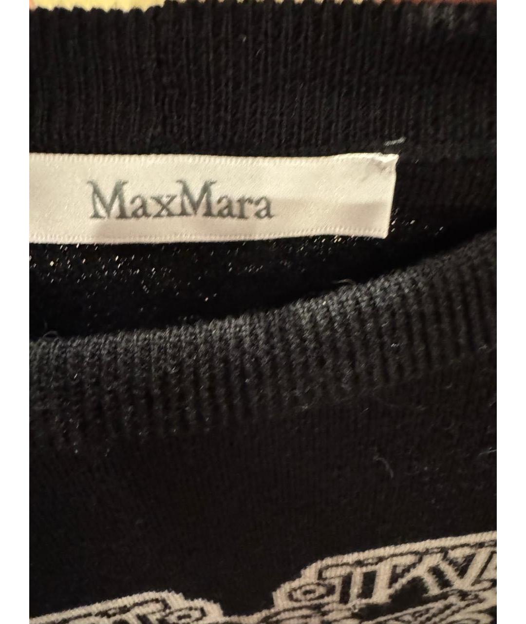 MAX MARA Черный шерстяной костюм с брюками, фото 2