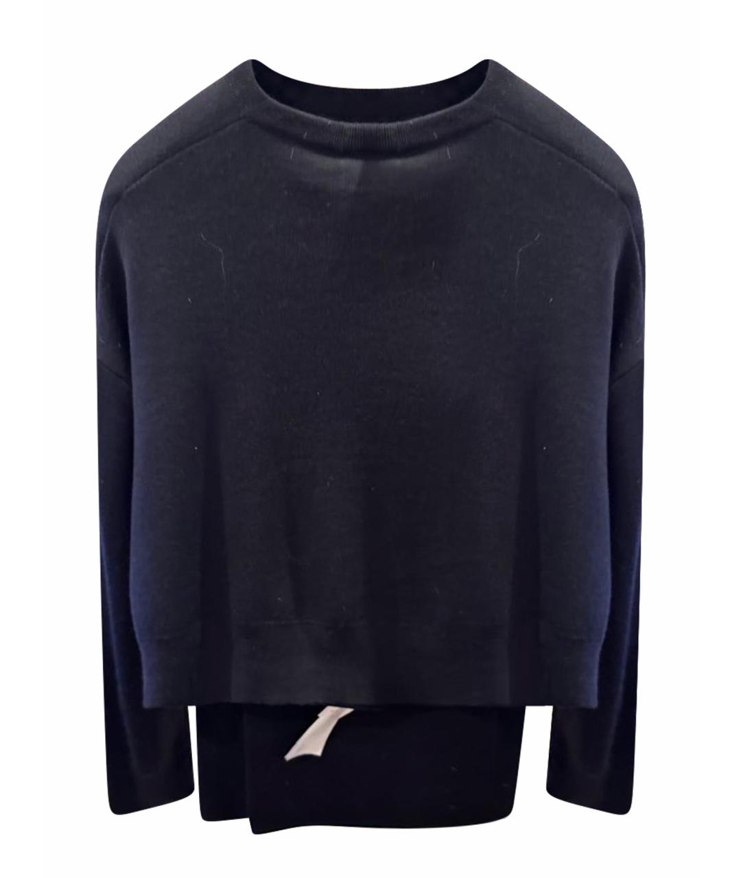 MAX MARA Черный шерстяной костюм с брюками, фото 1