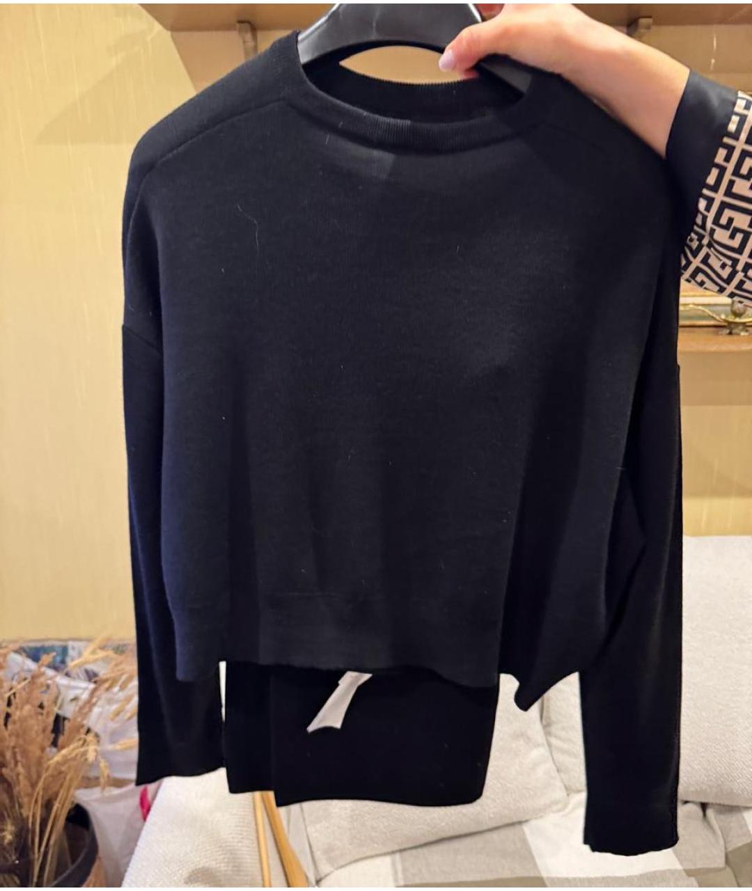 MAX MARA Черный шерстяной костюм с брюками, фото 3