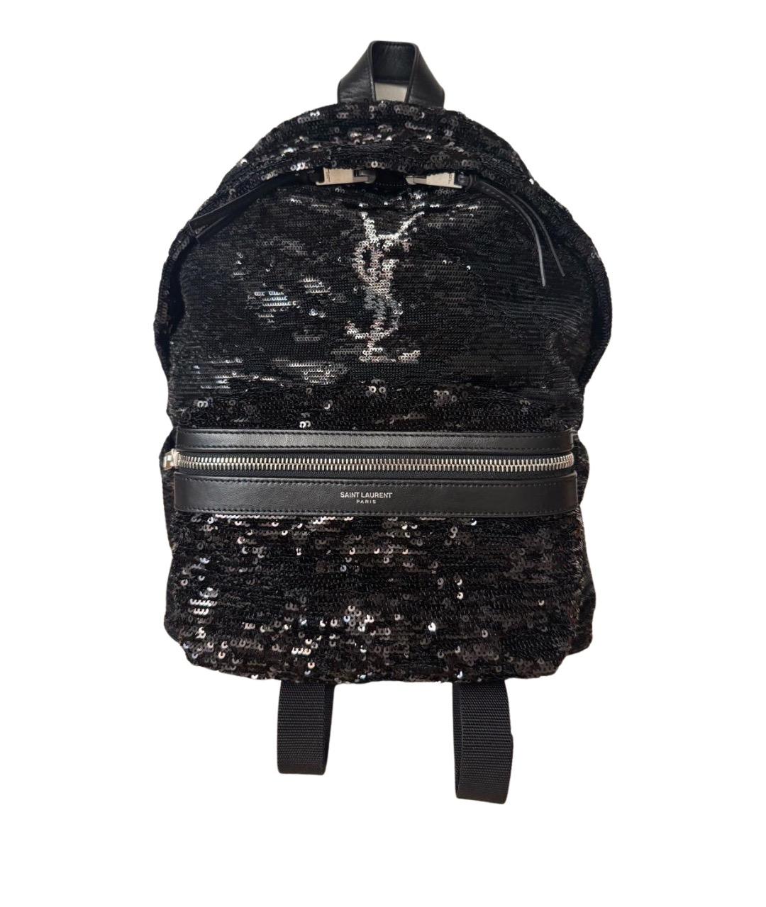 SAINT LAURENT Черный рюкзак, фото 1