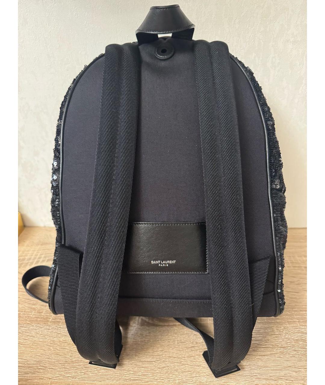 SAINT LAURENT Черный рюкзак, фото 2