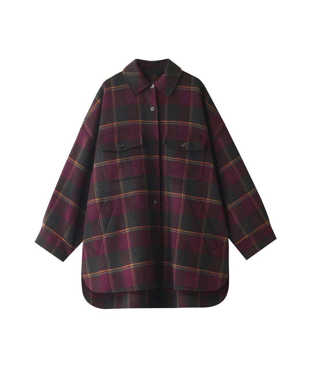 WEEKEND MAX MARA Мульти шерстяное пальто, фото 9