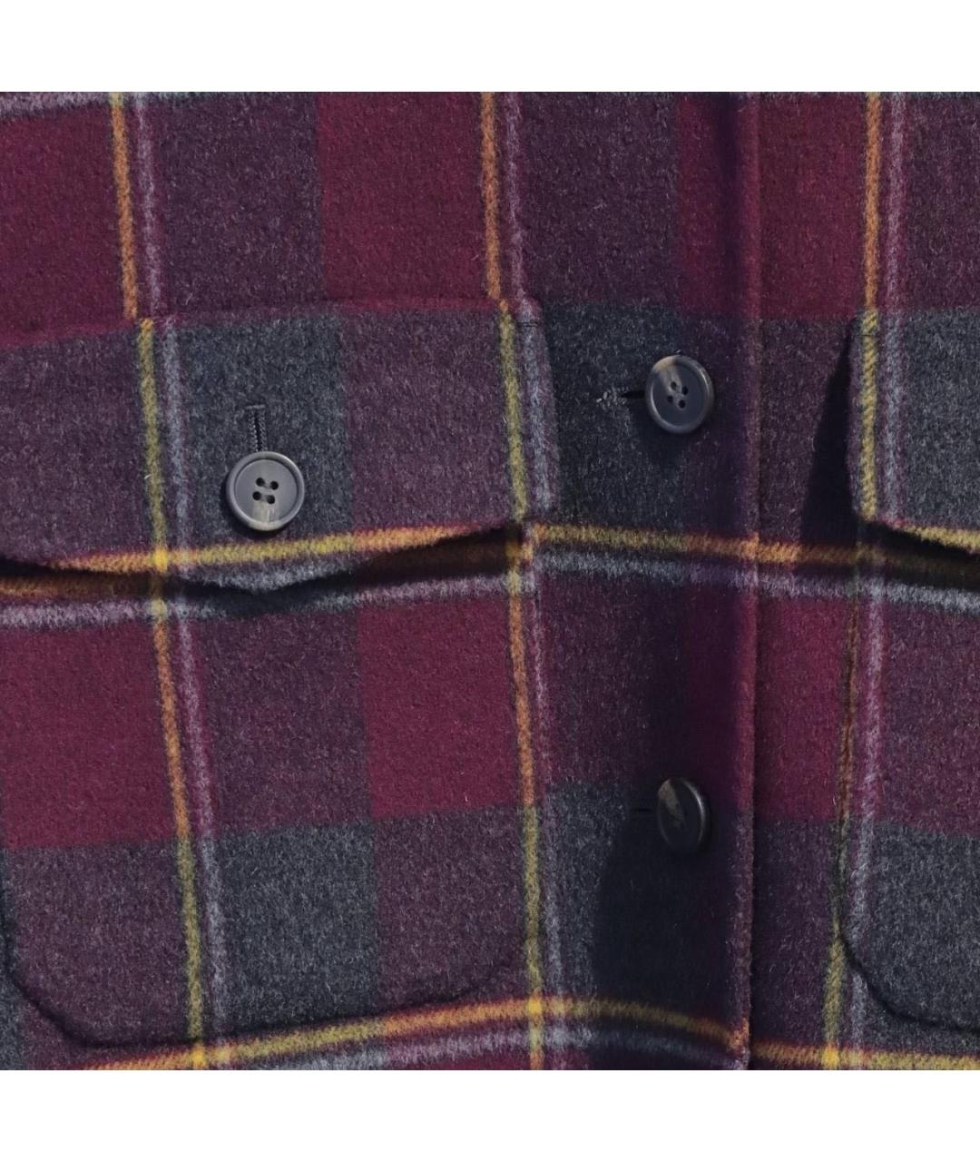 WEEKEND MAX MARA Мульти шерстяное пальто, фото 7