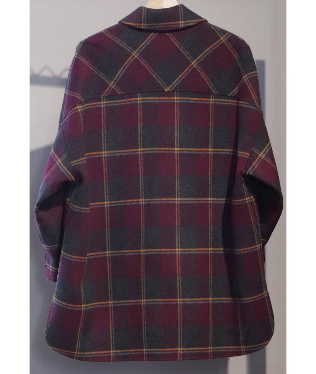 WEEKEND MAX MARA Мульти шерстяное пальто, фото 3