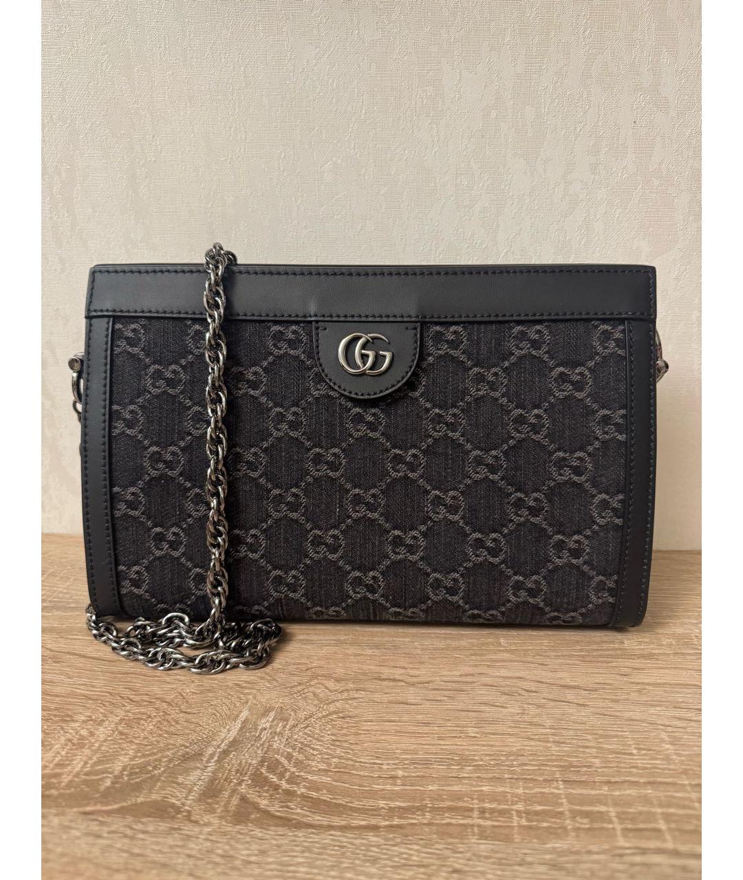 GUCCI Черная сумка через плечо, фото 8