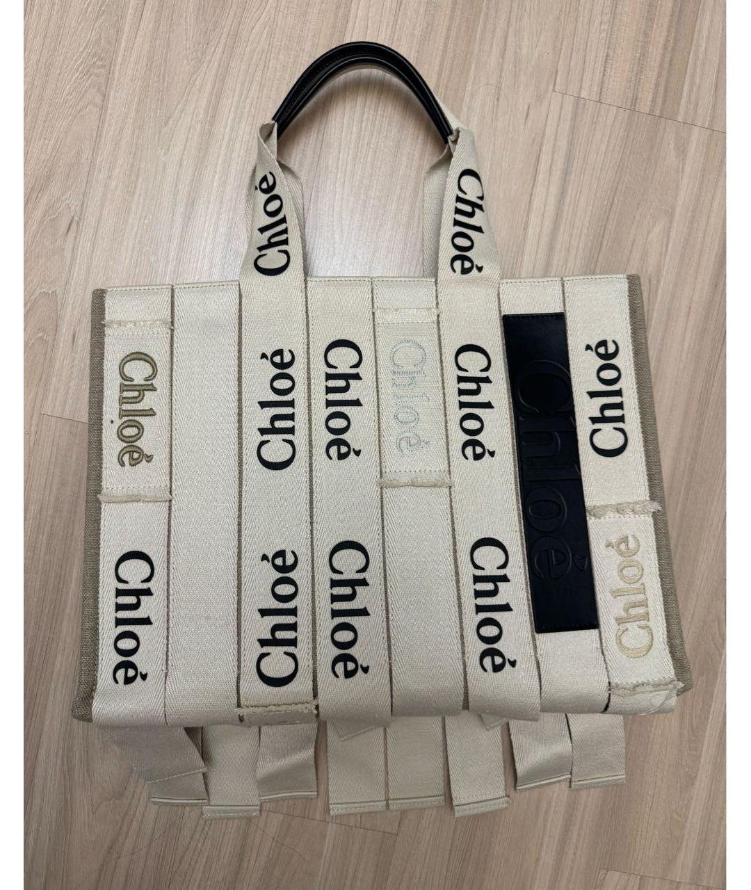CHLOE Бежевая сумка тоут, фото 3